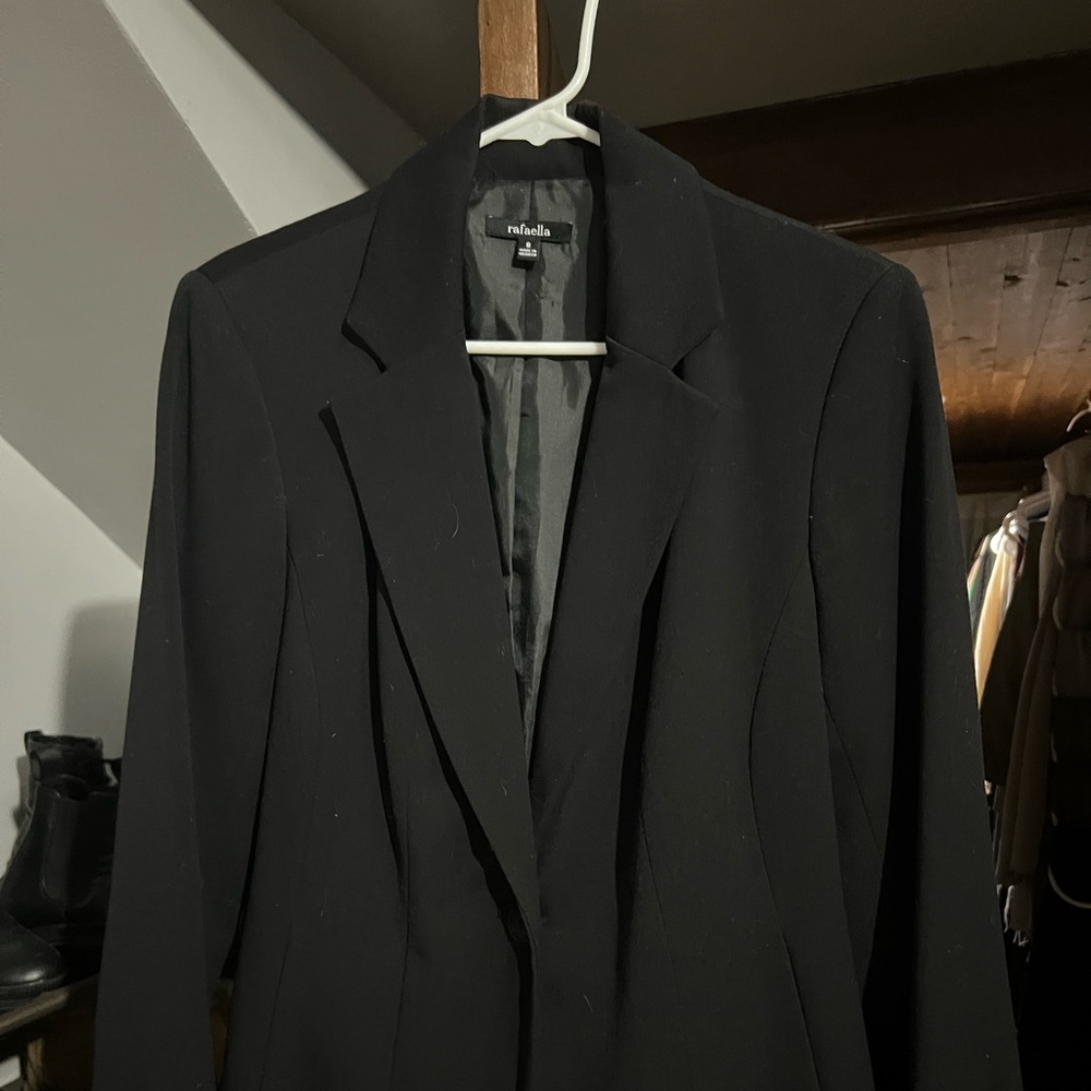 Rafaella Single Breasted Black Blazer SIZE 8